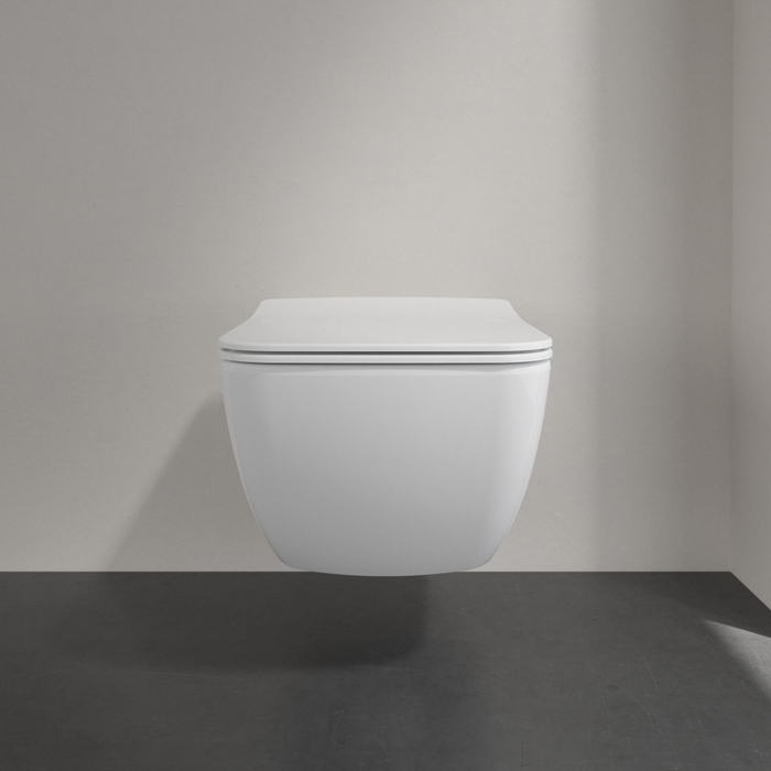 Villeroy&Boch Venticello Унитаз подвесной 37.5x56 см, безободковый, с антигрязевым покрытием CeramicPlus, цвет: белый