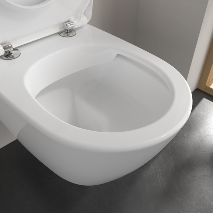 Villeroy&Boch Subway 2.0 Унитаз подвесной 37x56 см, безободковый, с антигрязевым покрытием CeramicPlus, цвет: белый