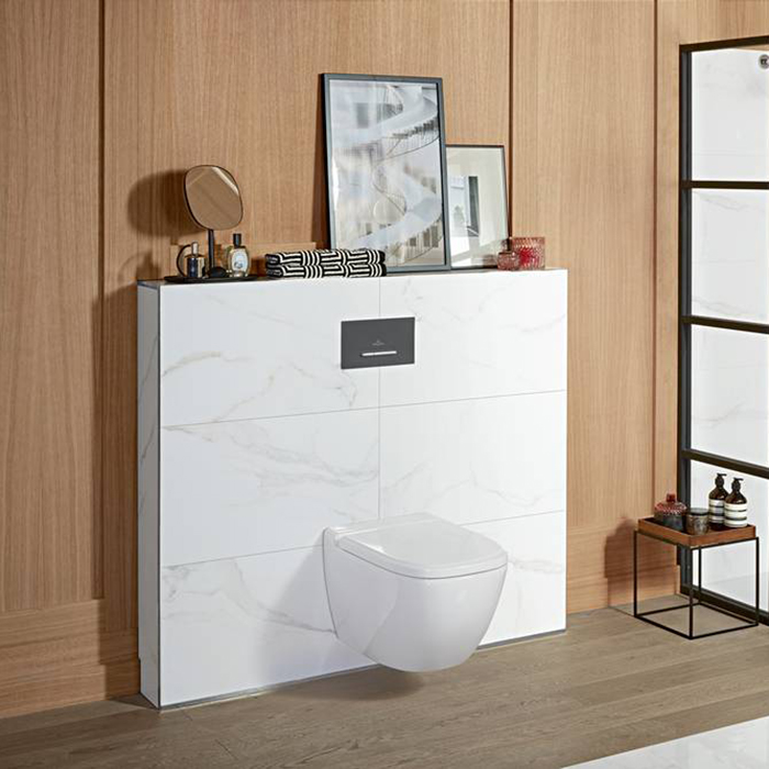 Villeroy&Boch Antheus, Унитаз подвесной, 37.5x56см, с переливом, с антигрязевым покрытием CeramicPlus, цвет: белый