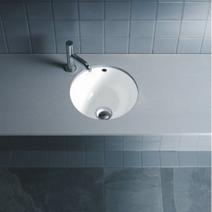 Duravit Architec Раковина 40см., встраиваемая снизу, без отв., с переливом, цвет: белый