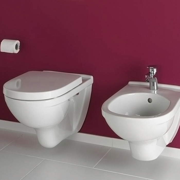 Villeroy&Boch O.novo Унитаз подвесной 36x56 см, с вертикальным смывом, цвет: белый