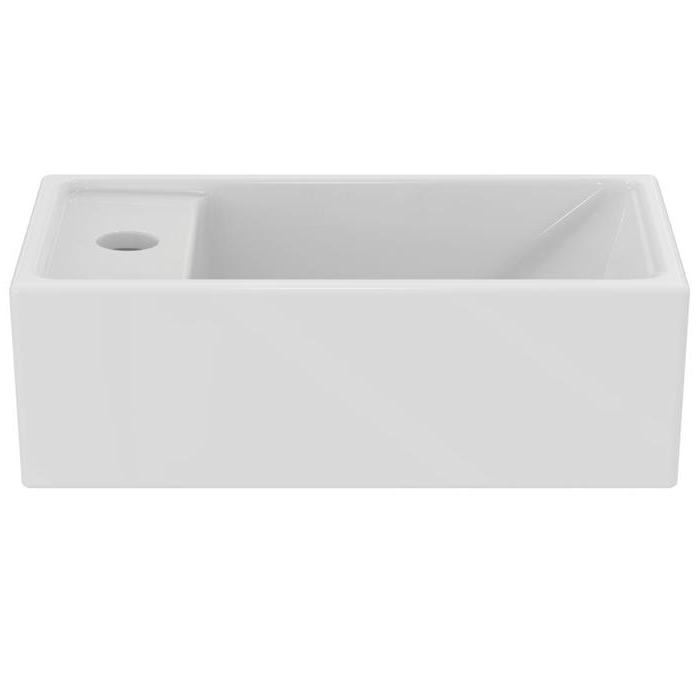 Ideal Standard i.life S Раковина 37x21xh12см, подвесная, с 1 отверстием, Sx, без перелива, цвет: белый глянец