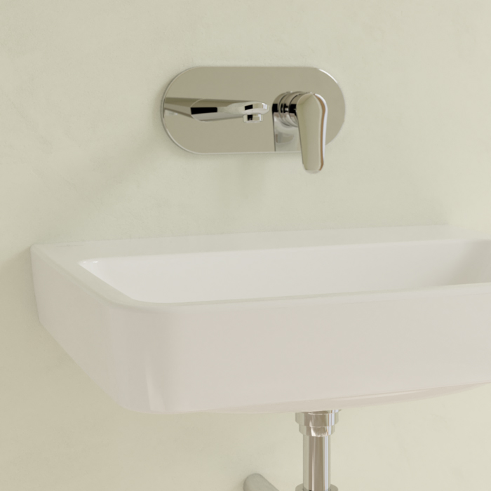 Villeroy&Boch O.novo раковина 60x46x17.5см., без отв., подвесная, без перелива, цвет: альпийский белый