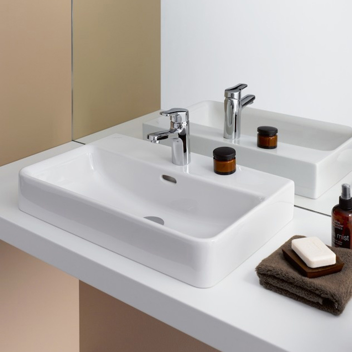 Laufen Pro Раковина накладная 55x38x9.5см, с 1 отв., цвет: белый
