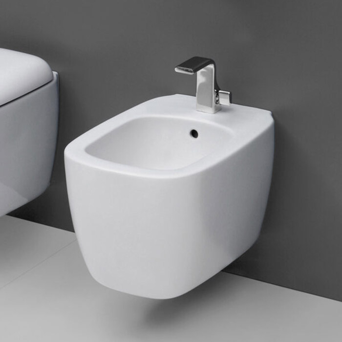 Flaminia Mono Биде подвесное 52x35xh32см, без отв. под смеситель, цвет: белый глянцевый