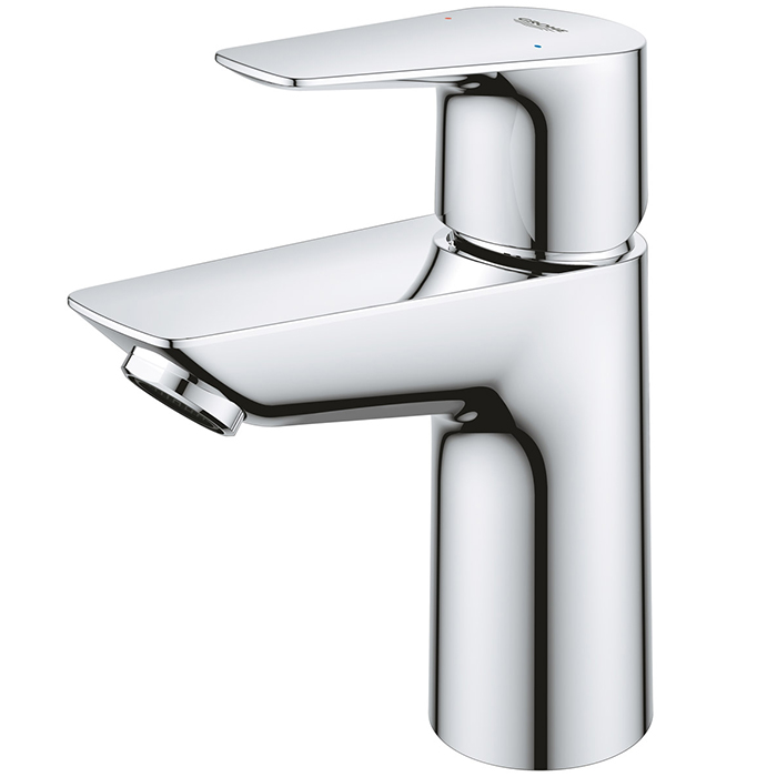 Grohe BauEdge Смеситель для раковины, 1 отв., без донного клапана, цвет: хром