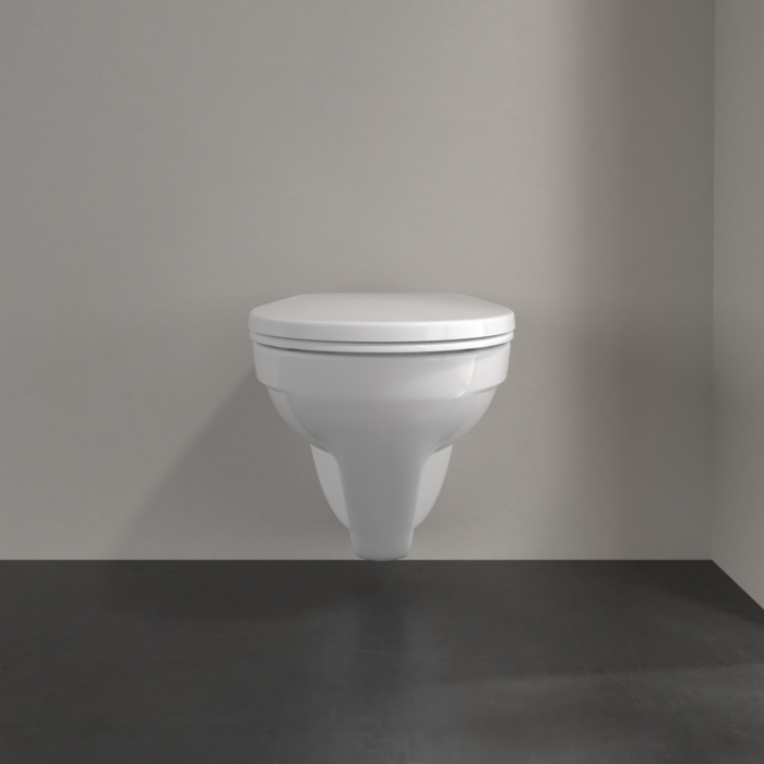 Villeroy&Boch O.novo Унитаз 36х49х35.6см., подвесной, DirectFlush, цвет: альпийский белый