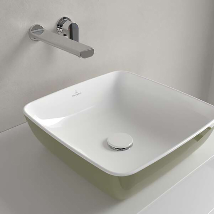 Villeroy&Boch Artis Раковина 41x41x13см., накладная, цвет: Sage Green