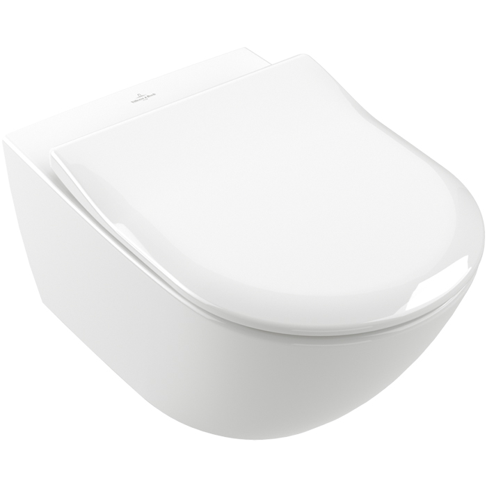 Villeroy&Boch Subway 3.0 Унитаз 37х56х36см., подвесной, TwistFlush, с антигрязевым покрытием CeramicPlus, цвет: альпийский белый