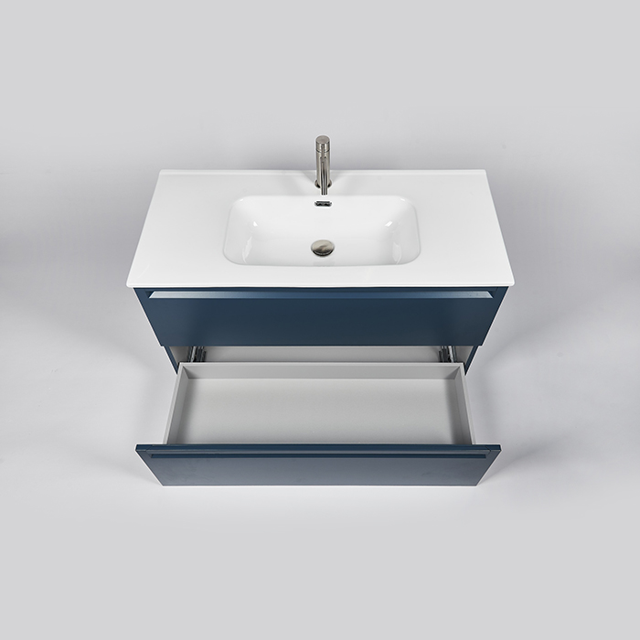 Inda Piccadilly Тумба подвесная 100x45x60см, раковина керамическая, цвет: blu denim