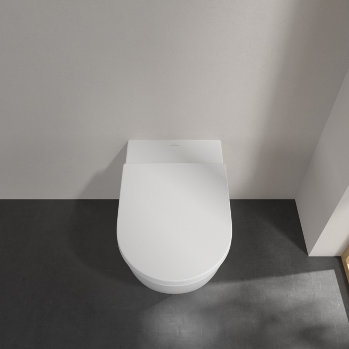 Villeroy&Boch Subway 3.0 Унитаз 37х60х40см., напольный, TwistFlush, с антигрязевым покрытием CeramicPlus, цвет: альпийский белый