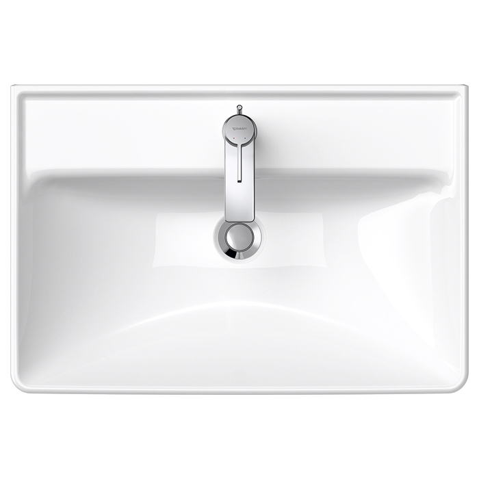 Duravit D-Neo Раковина накладная 65x44см, с переливом, с 1 отв., цвет: белый