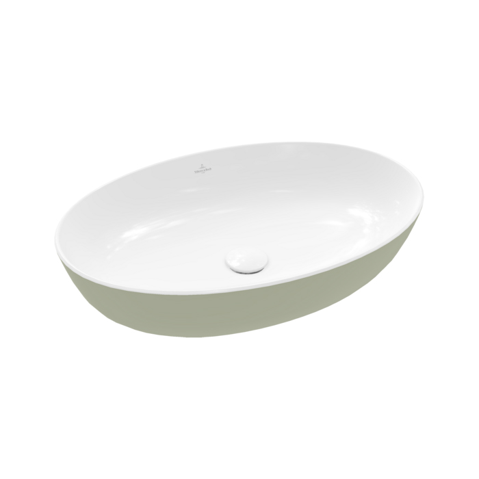 Villeroy&Boch Artis Раковина 61x41x13см., накладная, цвет: Sage Green