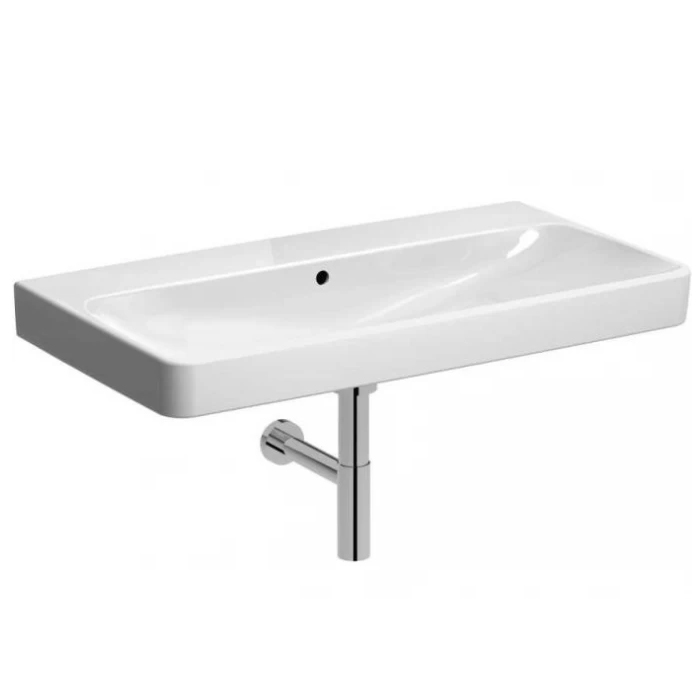 Geberit Smyle Square Раковина 90х48см., подвесная, без отв., цвет: белый