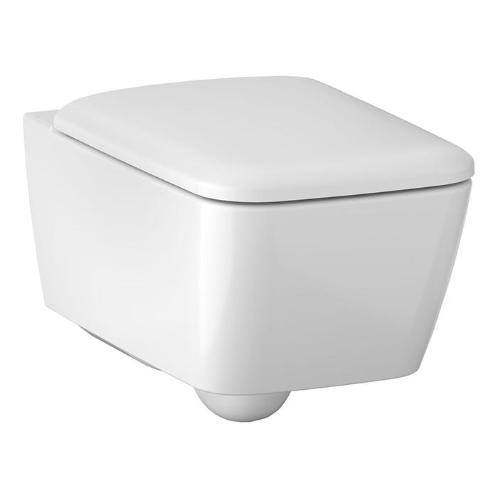 Geberit iCon Square Унитаз 35х54см., подвесной, безободковый, цвет: белый