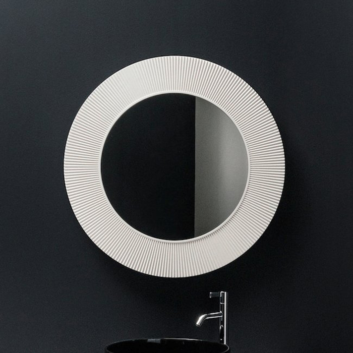 Laufen Kartell Зеркало круглое d=78см, настенное, без подсветки, цвет: белый