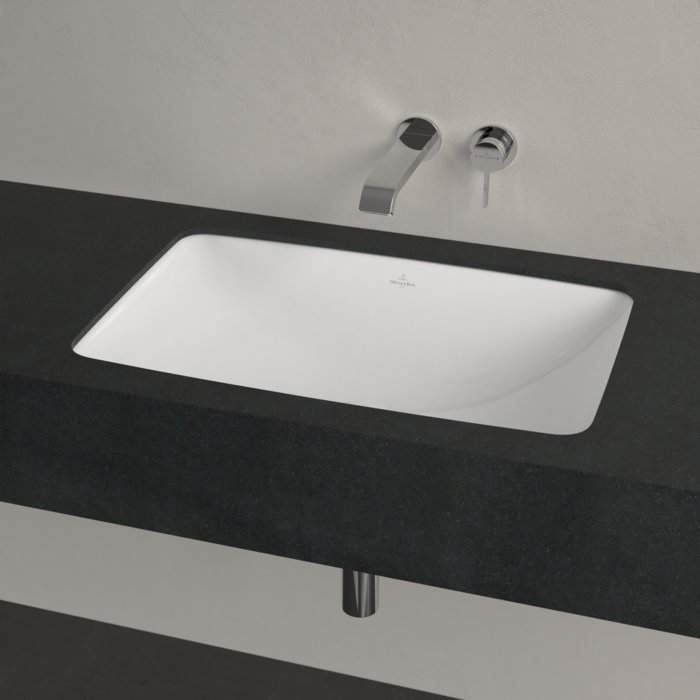 Villeroy&Boch Loop&Friends Раковина 61x38см, встраиваемая под столешницу, с переливом, цвет: альпийский белый