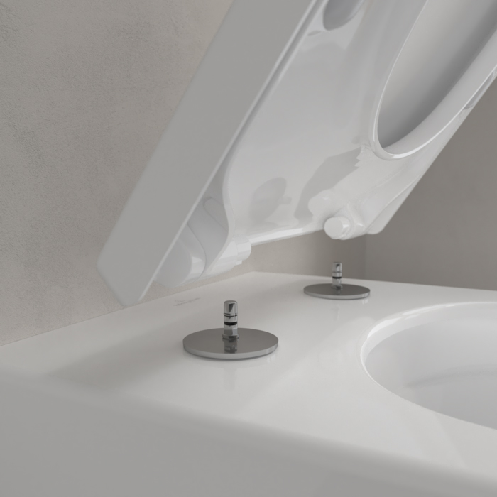 Villeroy&Boch Subway 3.0 Унитаз 37х56х36см., подвесной, TwistFlush, AntiBac, CeramicPlus, цвет: альпийский белый