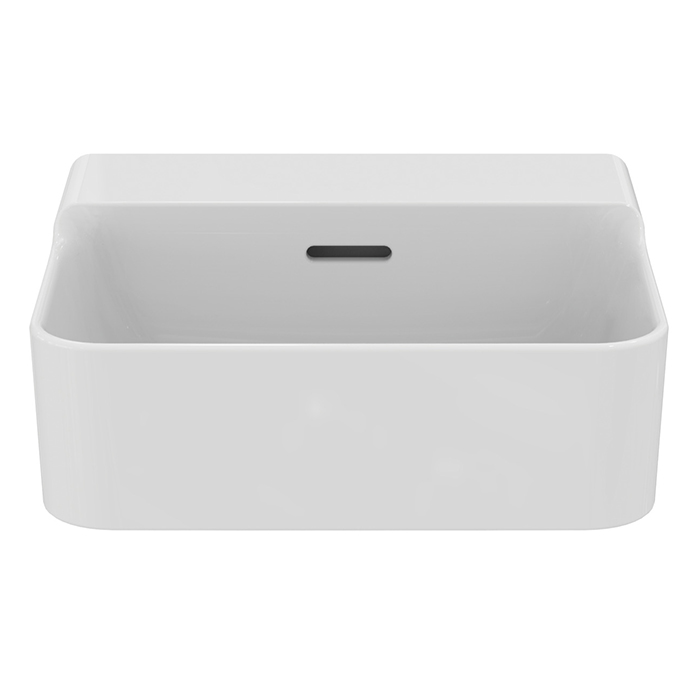 Ideal Standard Conca Раковина 400x350x165 мм, подвесная/накладная, с переливом без отверстий под смесистель, без крепежа, цвет: белый глянец
