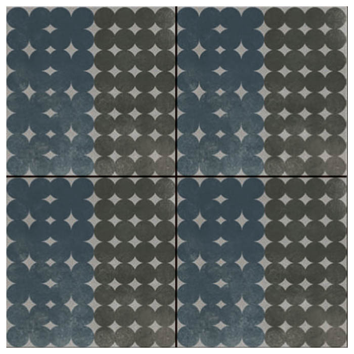Mutina Azulej Керамогранит 20x20см, универсальный, глазурованный, цвет: trevo grigio