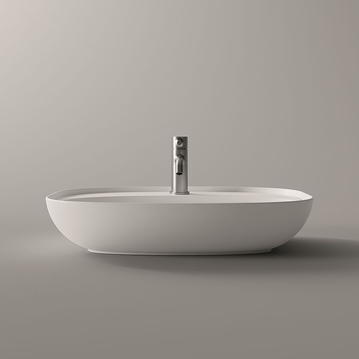 Alice Form Oval Раковина 60x45х12см., накладная, 1 отв., цвет: белый матовый