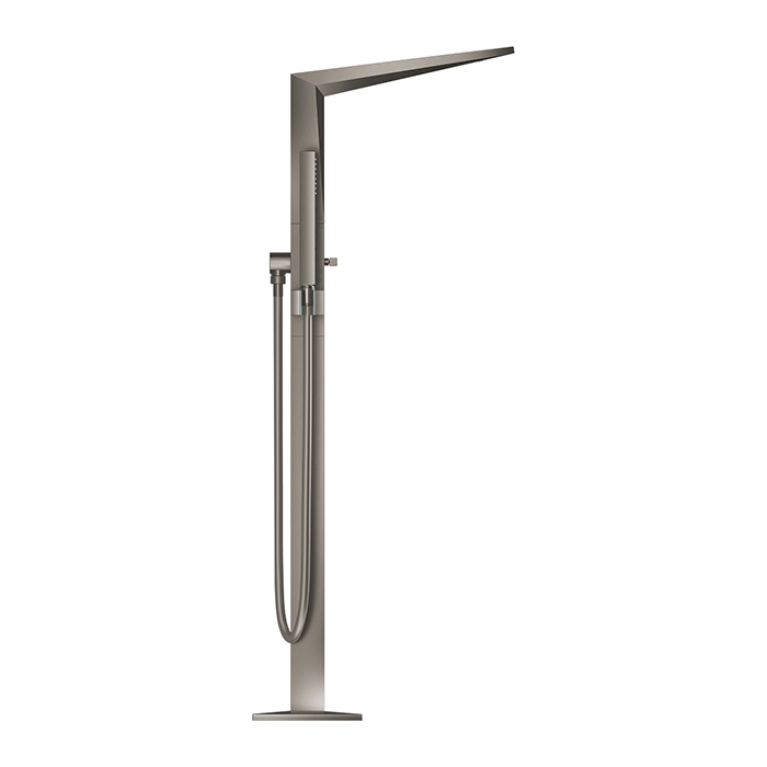 Grohe Allure Brilliant Смеситель для ванны, напольный, с ручным душем и шлангом 125см., цвет: темный гарфит матовый