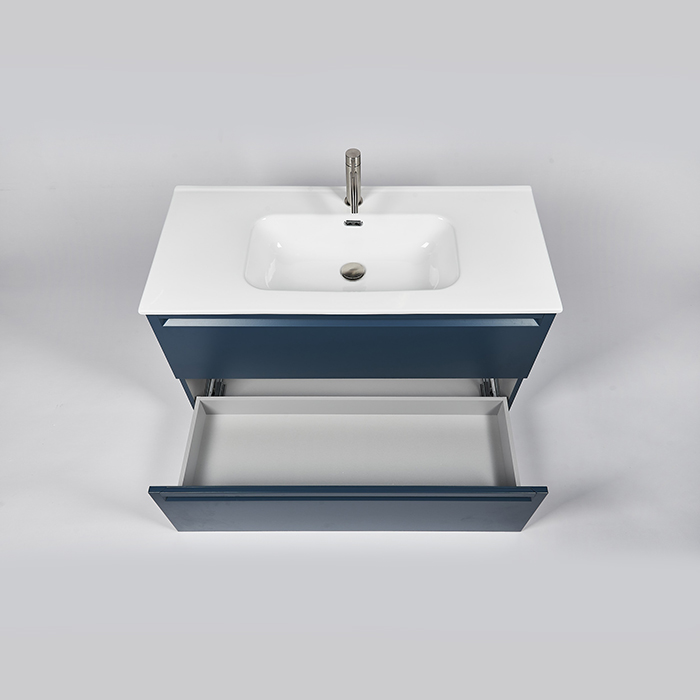 Inda Piccadilly Тумба подвесная 80x45x60см, раковина керамическая, цвет: blu denim