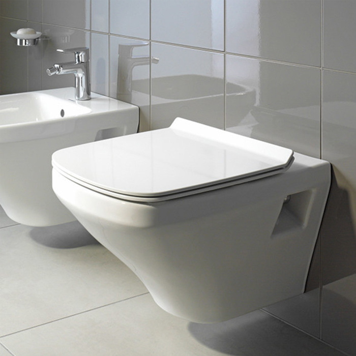 Duravit DuraStyle Биде подвесное 62x37см, 1 отв., с креплением, цвет: белый