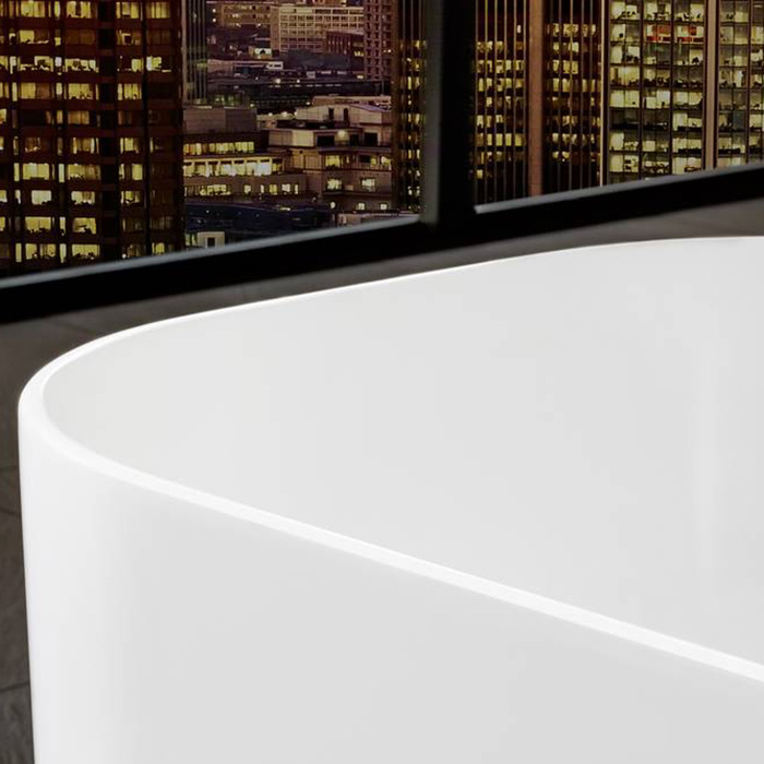 Villeroy&Boch Finion Ванна 170х70х62см., отдельностоящая, Quaryl®, цвет: альпийский белый/хром