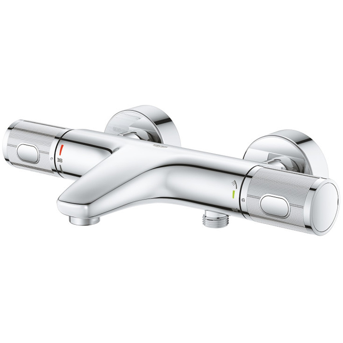 Grohe Grohtherm 1000 Performance Pro Смеситель для ванны, настенный, термостатический, цвет: хром