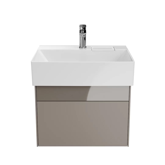 Kerama Marazzi Logica Тумба 56.4x46x40.3см., подвесная, 2 ящика, цвет: песчаный
