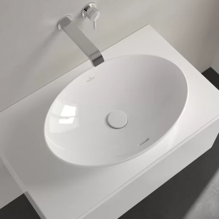 Villeroy&Boch Loop & Friends Раковина 56x38см., накладная, без отв., цвет: альпийский белый