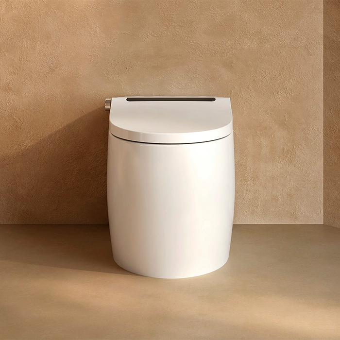 Arrow Pollux Унитаз Smart 40x68см, с функцией биде, напольный, безободковый, цвет: белый