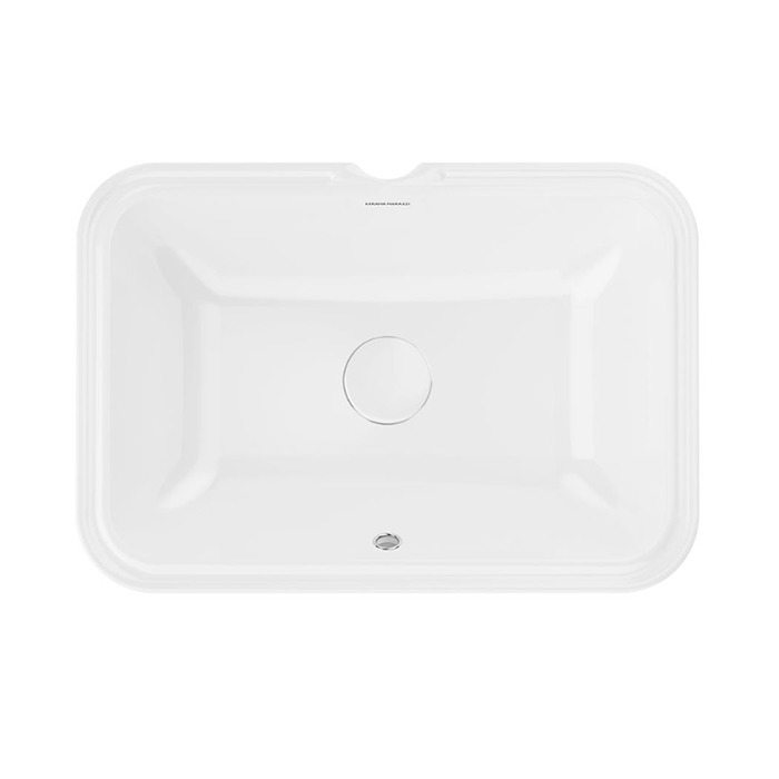 Kerama Marazzi Plaza Раковина 54.5х38см., встраиваемая снизу, без отв., цвет: белый глянцевый