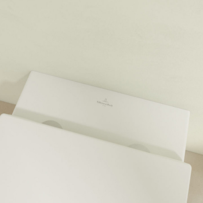 Villeroy&Boch Subway 3 Унитаз 37х56х36см., подвесной, безободковый, SoftClosing, цвет: альпийский белый
