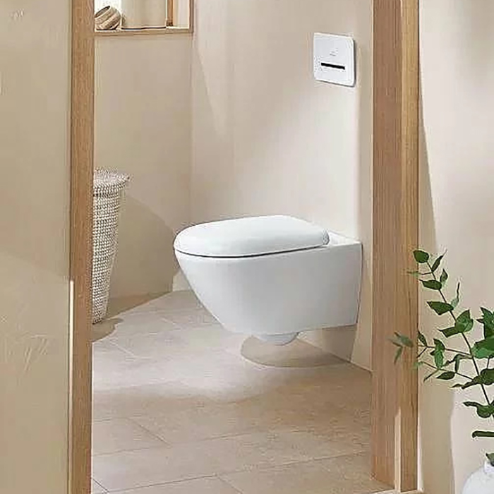 Villeroy&Boch Antao Унитаз подвесной, безободковый, CeramicPlus, цвет альпийский белый