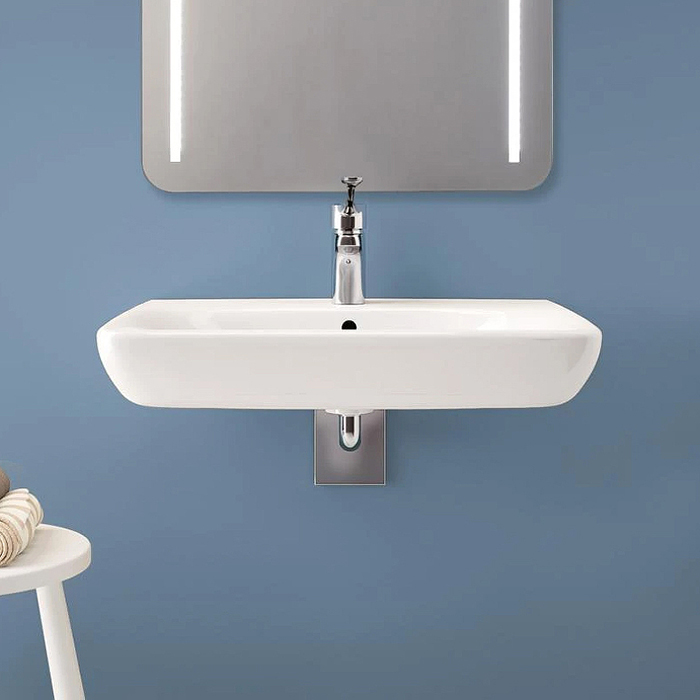 Geberit Selnova Comfort Раковина 65см., подвесная, 1 отв., для лиц с ограниченными физическими возможностями, цвет: белый