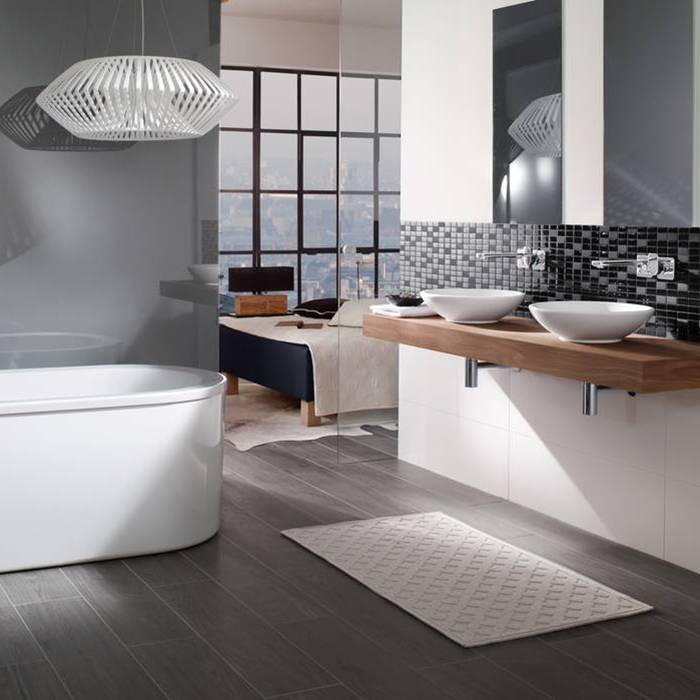 Villeroy&Boch Loop Friends Раковина 43 см, без отв., без перелива, с антигрязевым покрытием CeramicPlus, цвет: белый
