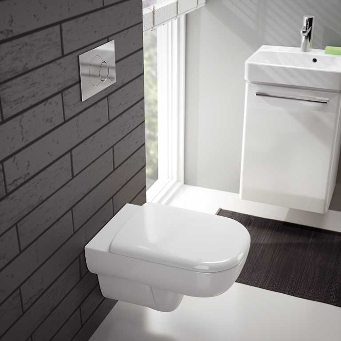 Geberit Smyle Унитаз 35х54см., подвесной, безободковый, цвет: белый
