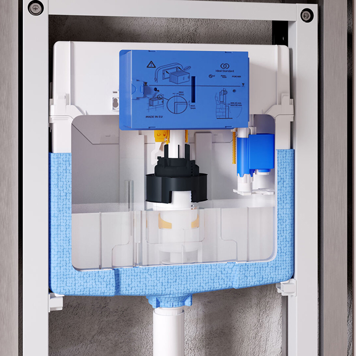 Ideal Standard Prosys Oleas Встраиваемая инсталляция для монтажа подвесных унитазов, двойной смыв