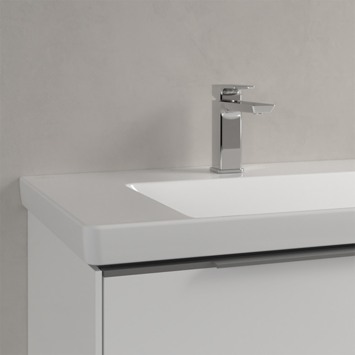 Villeroy&Boch Subway 3.0 Раковина 130х47х17см., 2 отв., подвесная, с переливом, цвет: альпийский белый