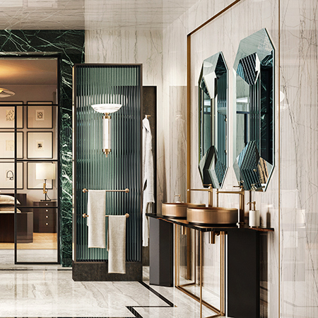 Gessi Venti20 Смеситель для раковины на 1 отверстие, однорычажный, высокий, в комплекте с донным клапаном, цвет: Brass PVD