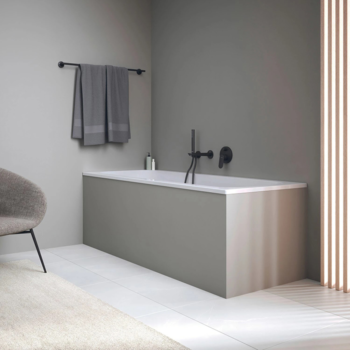 Duravit Qatego Ванна 170x70 см, встраиваемая, акриловая, цвет: белый