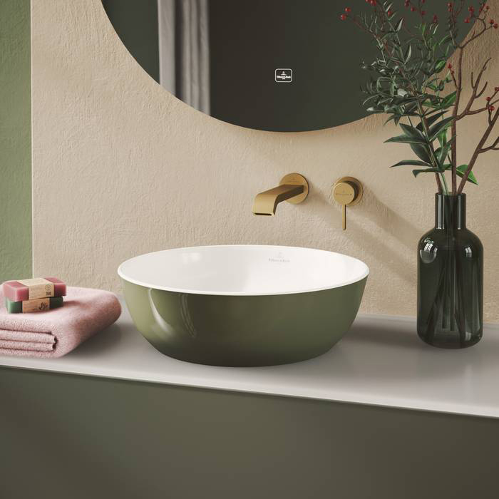 Villeroy&Boch Artis Раковина 43x43x13см., накладная, цвет: Indian Summer