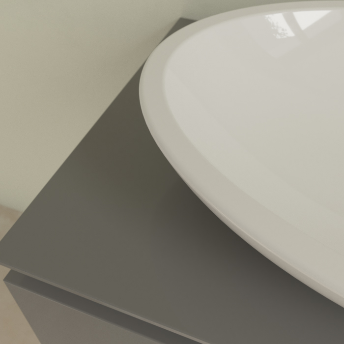 Villeroy&Boch Loop Friends Раковина 63х43 см, без отв., с переливом, с антигрязевым покрытием CeramicPlus, цвет: белый