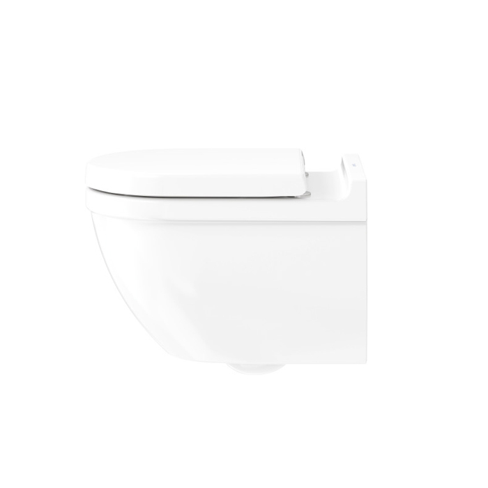Duravit Starck 3 Унитаз подвесной безободковый, 540x360 мм, с креплением Durafix, с WG, цвет: белый