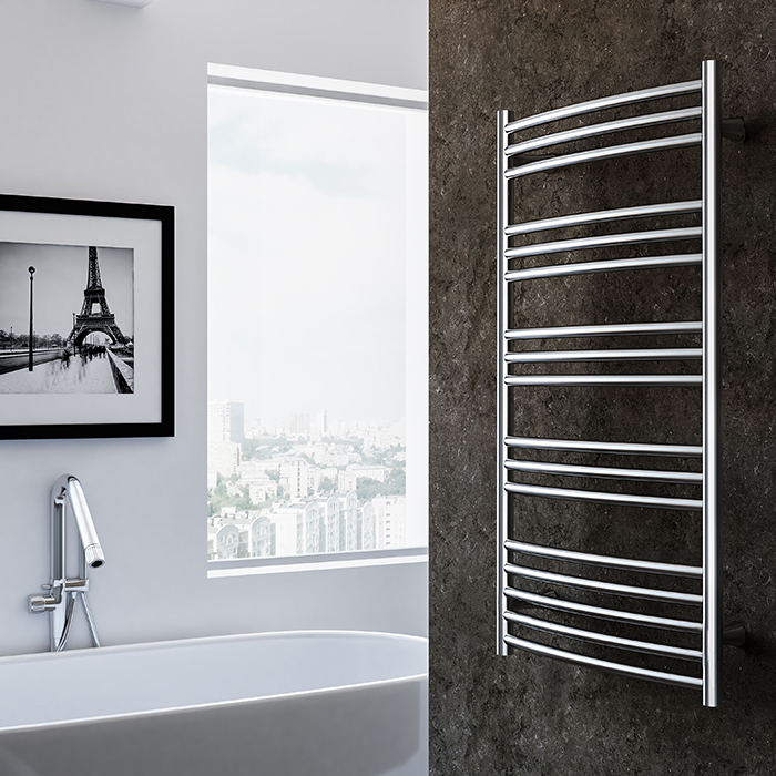 Neoinox Rondo Полотенцесушитель 60x45см, водяной для ГВС, цвет: хром