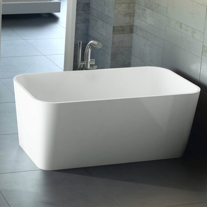 Victoria + Albert  Edge Ванна 150х80х60см., quarrycast, цвет: белый
