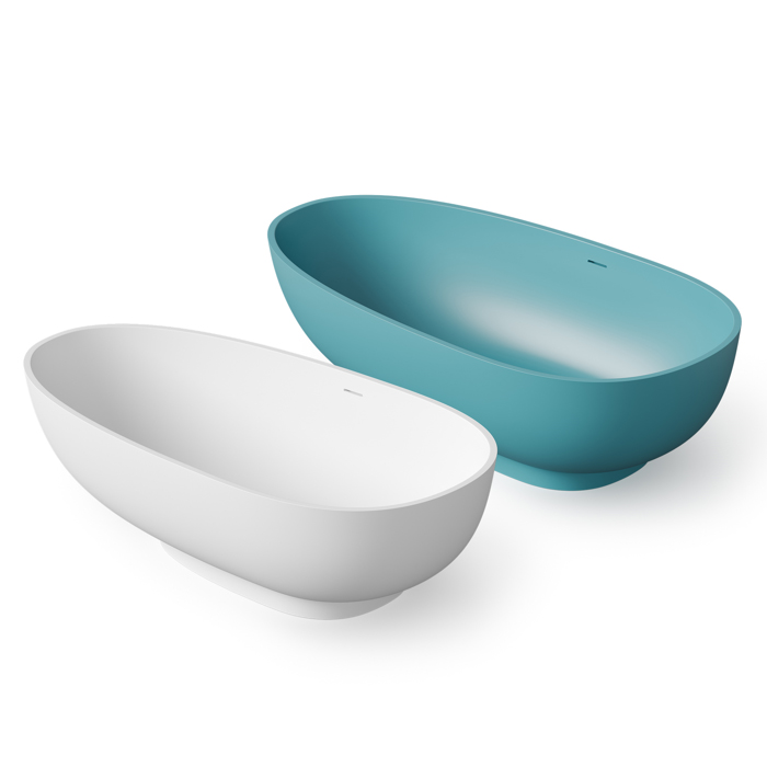 Dea Design Modern Ванна 180x94x52см., отдельностоящая, Solid Surface, цвет: White №18