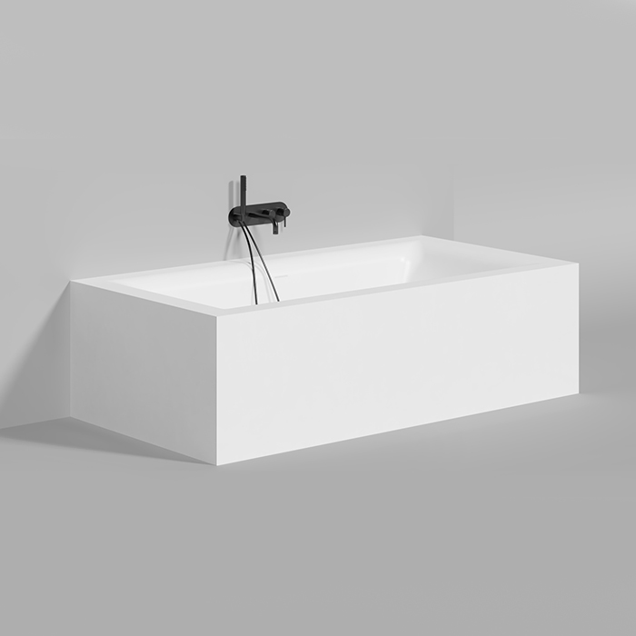 Salini Ariosa Axis Ванна 210x100x65см., встраиваемая, S-Sense, с донным клапаном "Click-Clack", сифоном, слив-переливом, ножками, цвет: белый глянцевый